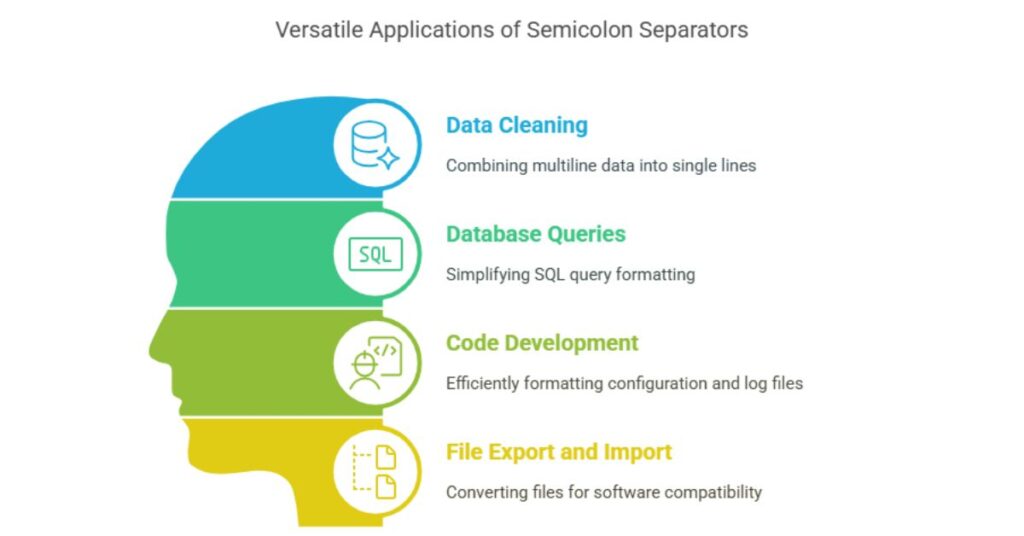 Applications of Semicolon Separators