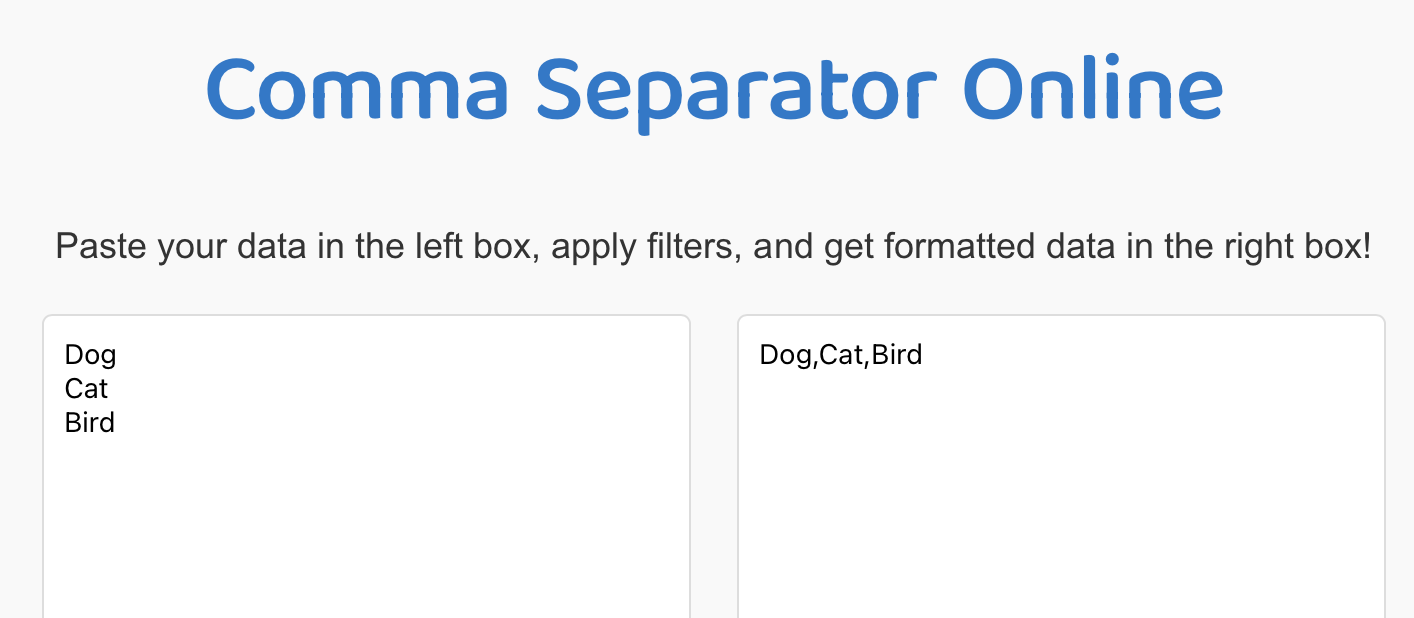 Practical Examples of Using Comma Separator Tools