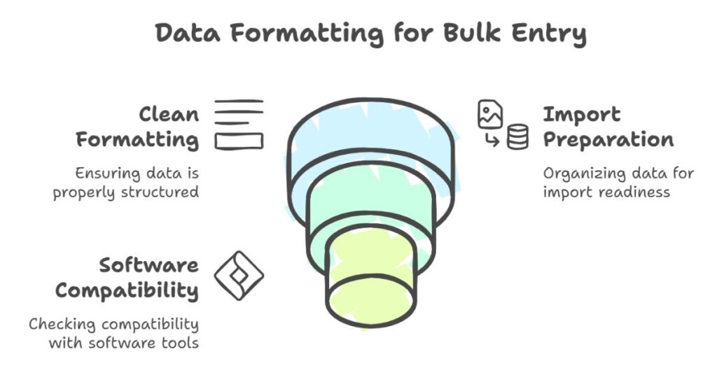 Data Formatting for Bulk Entry